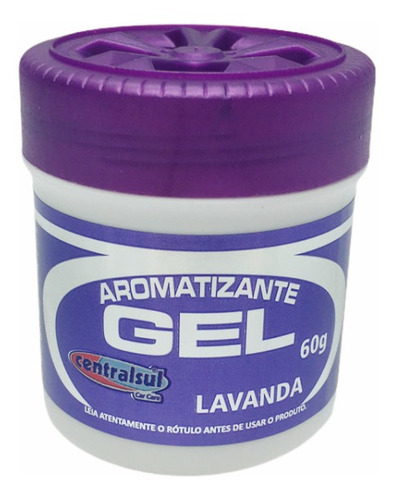 Aromatizante Gel Lavanda 60g Centralsul