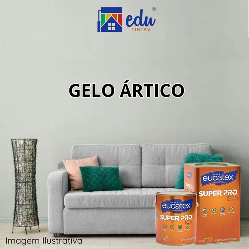 Tinta Super Pro 3 X Mais Antimofo Fosco Acrílico Cores 1 8 L