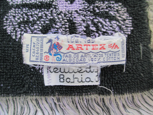 Kennedy Bahia Rarissima Toalha Artex Tapeçaria Industrial (Usado)