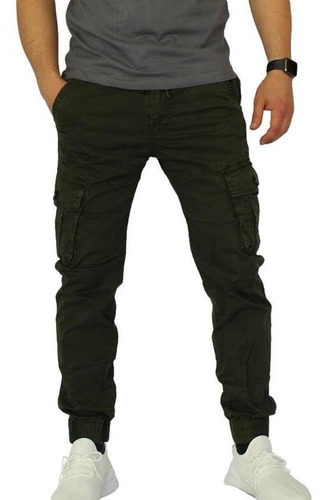 Imagen 2 de 3 de Jogger Pantalón Cargo Hombre Verde