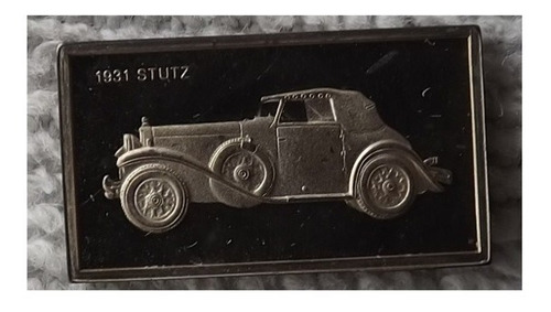 Mini Lingote Carro Stutz 1931 Plata Sterling