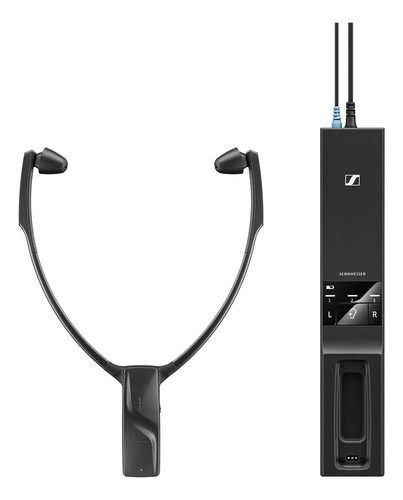 Fone De Ouvido Sem Fio Sennheiser Rs 5200 Digital Para Tv Cor Preto