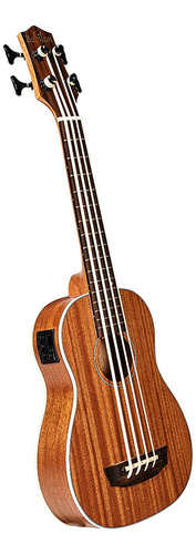 Ukulele Bajo Color Natural De 4 Cuerdas Kihei Babilon Color Color Beige