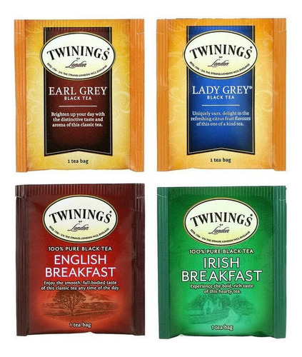 Te Twinings Te Negro 4 Sabores Selecion De Grandes Sabores