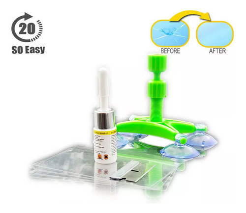 Kit De Pegamento Para Reparación De Grietas De Cristales De