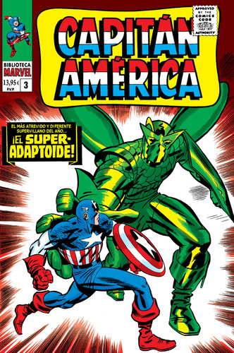 Capitan America 3 1966 1967, De Jack Sparling., Vol. 3. Editorial Panini Comics, Tapa Blanda En Español