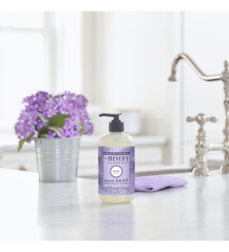 Sabonete Para Mãos Mrs. Meyer's Clean Day Lilac 370ml Com Ól