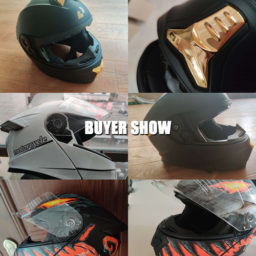 Casco De Motocicleta De Doble Lente Con Certificación 3c, Se