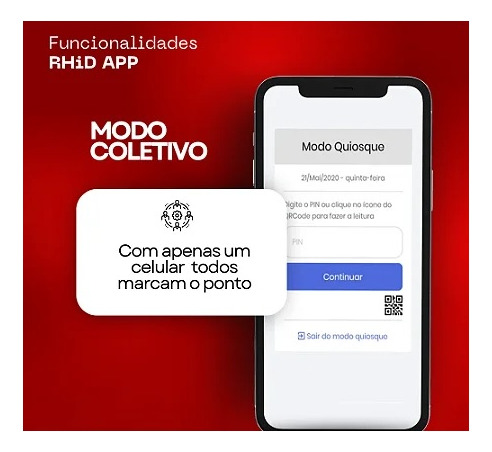 Software Control Id Rhid 10 Funcionários Digital 1 Mês