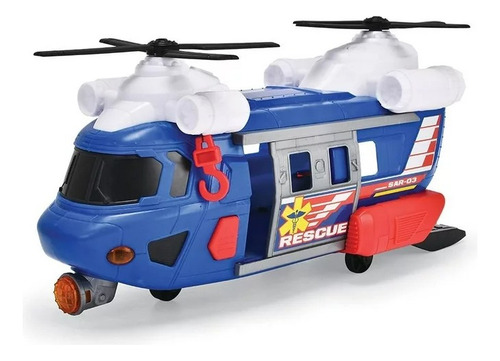 Helicóptero De Rescate Con Luces Y Sonidos Adventure Force