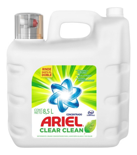 Ariel Clear Clean Detergente Concentrado 8.5 L