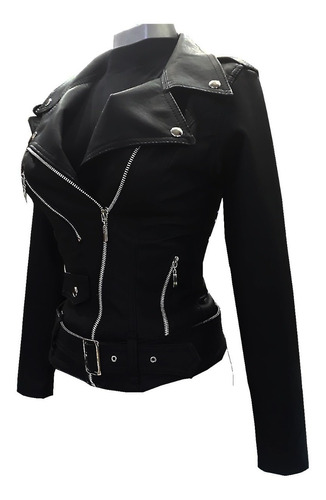 Chaqueta De Cuero Sintético Mujer Cuerotex 