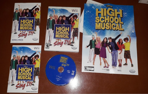 Video Juego Original High School Musical Sing I Consola Wii (Usado)