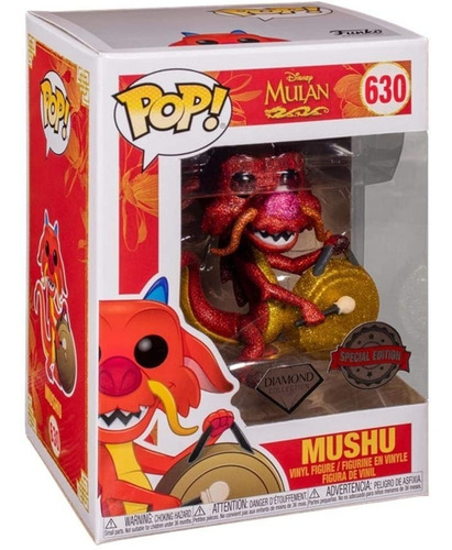 Funko Mulan Mushu Diamond Special Edition #630 Disney