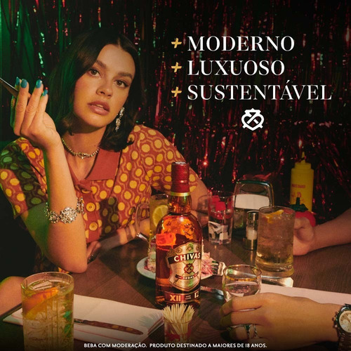 Whisky Escocês 12 Anos 1 Litro Chivas Regal