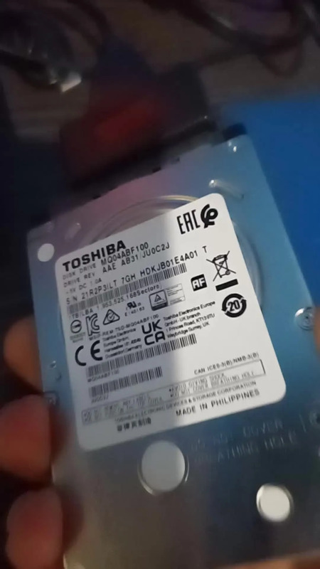 Hd Notebook Toshiba 1tb Mq04abf100 5400rpm Slim | Parcelamento sem