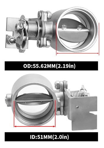Válvula De Control De Escape Impermeable De 51 Mm