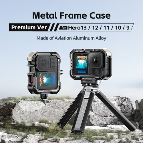 Amagisn Upgrade Ver Metal Rabbit Cage For Gopro Hero