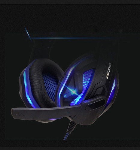 Headphone Gamer Jwcom Usb Microfone Pc Not Ps4 Cel Com Led