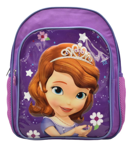 Mochila Princesa Sofia Estampado Releive Violeta Rosar Kinder 100503 Ruz