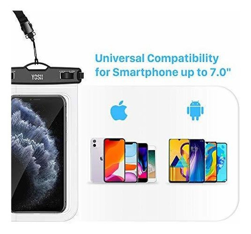 Estuche Impermeable Para iPhone 6 Plus Note 5 S7 S6 Edge Xl