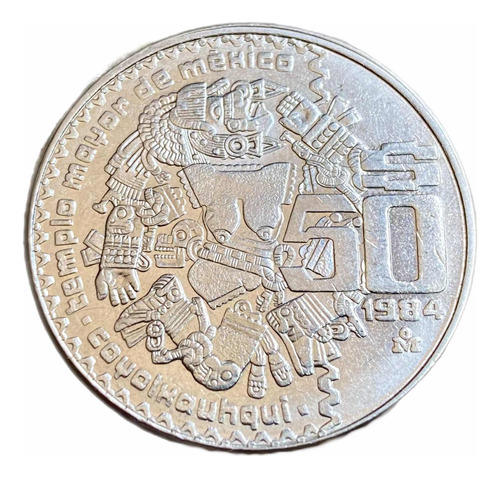 Moneda Antigua De 50 Coyolxauhqui Sin Circular