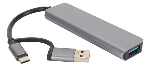 Hub Usb 3.0 5 En 1, 3 Puertos De Tarjeta De Memoria Usb De 5