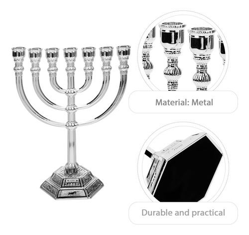 1pcs Templo De Jerusalén Candle Holder 7 Branch Candle Ho...