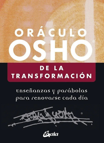 Libro Oráculo Osho De La Transformación - Osho