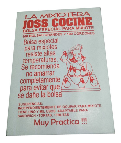 Imagen 1 de 7 de Bolsas Especiales Para Mixiotes Fralugio Gourmet 100 Piezas