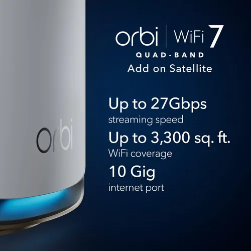 Satélite Complementario Wifi Mesh Netgear Orbi 970 Series Rb