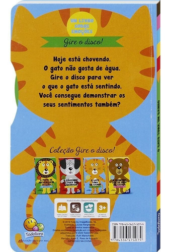 Imagem 7 de 7 de Livro Gire O Disco! Gato Toma Um Banho - Edit. Todo Livro