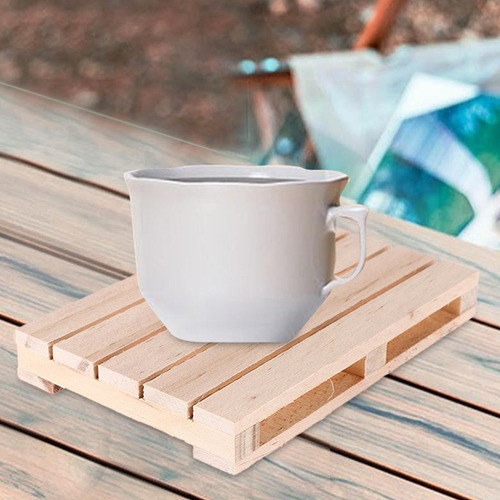 Porta-copos De Madeira, Mini-porta-copos Rústicos Para Mesa