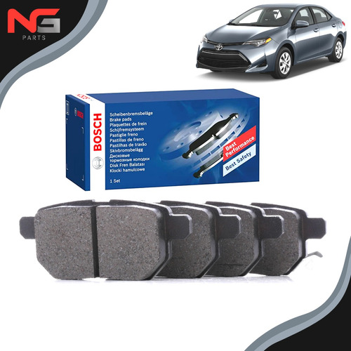 Pastillas Traseras Toyota Corolla 2011-2018 1.6/1.8 Bosch