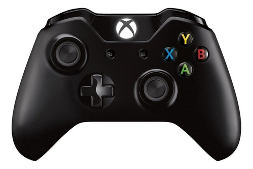 Controle joystick sem fio Microsoft Xbox Xbox One controller + Wireless adapter for Windows 10 preto
