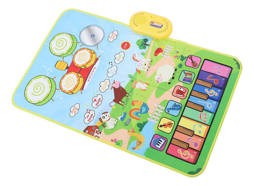 . Tapete Musical De Juegos Con Piano Y Batería For Niños