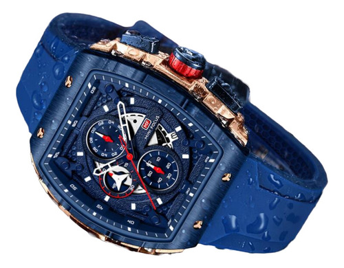 Reloj Mini Focus Hombre Azul 