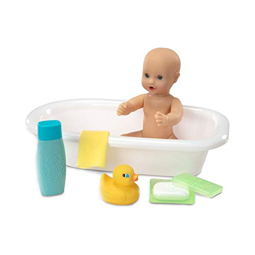 Melissa Doug Mine To Love Baby Doll Bañera Y Accesorio...