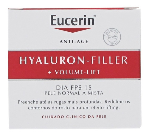 Crema Eucerin Hyaluron Filler + Volume Día Piel Normal X50ml