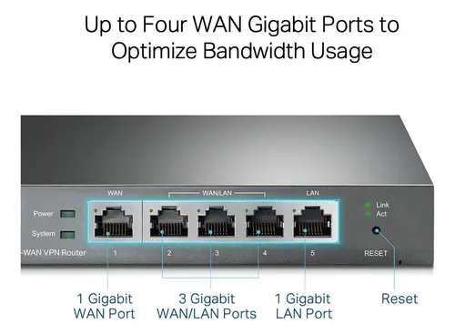 Router Vpn Omada Er605 Gigabit | Cuotas sin interés