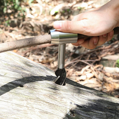 A Kit De Taladro De Madera De Supervivencia Al Aire Libre
