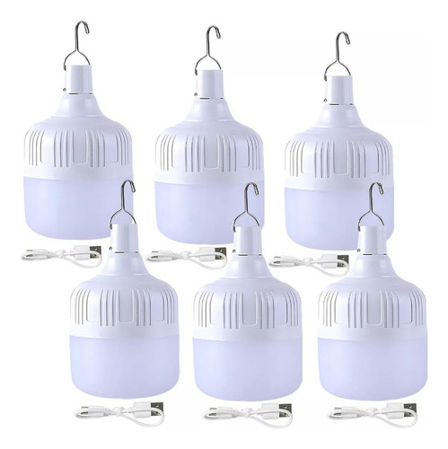 Holofotes Portáteis Para Casa Led Com Gancho Usb Recarregáve