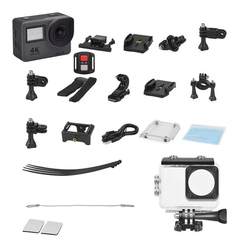 Imagen 7 de 8 de Camara Deportiva 4k 30fps Sensor Sony Wifi Original Fralugio