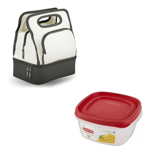 Lunchera Térmica Escolar Vianda + Taper Contenedor Alimentos