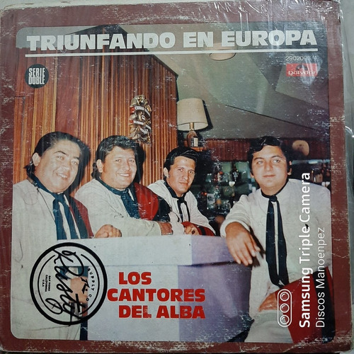 Vinilo Los Cantores Del Alba Triunfando En Europa F4