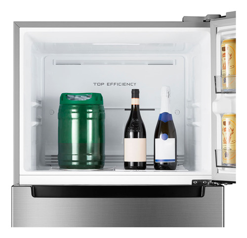 Geladeira Frost Free Duplex 473l Inverter Cor Inox Midea Cor Prateado 127/220V
