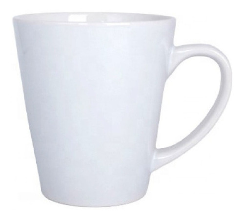 Caneca Xicara Em Melamina 350ml Branco P/ Chá Café Com Leite