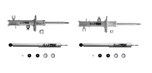 Paquete 4 Amortiguadores Pontiac G3 2009 1.6 Lts
