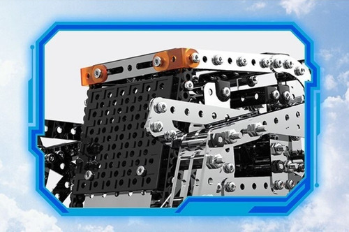 Imagen 6 de 8 de Excavadora De Juguete A Control Remoto Para Armar 1153 Pcs