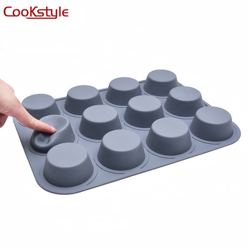 Molde De Silicona Para Muffins 12 Cavidades Cookstyle
